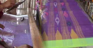 তাঁত শাড়ির জিআই পণ্যের স্বীকৃতি; পল্লীতে বেড়েছে ব্যস্ততা